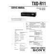 SONY TXD-R11 Service Manual cover photo