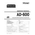 TEAC AD-600 Service Manual cover photo