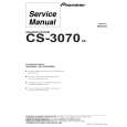 PIONEER CS-3070XE Service Manual cover photo