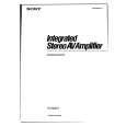 SONY TAAV521 Owner's Manual cover photo
