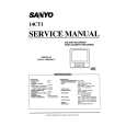 SANYO 14CT1 Service Manual cover photo