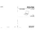 SONY PCGF290 Service Manual cover photo