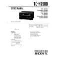 SONY TC-H7900 Service Manual cover photo