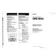 SONY CFS-1040 Owner's Manual cover photo