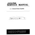 ALPINE MRH-F255 Service Manual cover photo