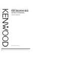 KENWOOD KM893 Owner's Manual cover photo