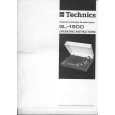 TECHNICS SL-1900 Owner's Manual cover photo