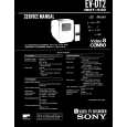 SONY EV-DT2 Owner's Manual cover photo