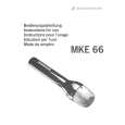 SENNHEISER MKE 66 Owner's Manual cover photo