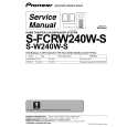 PIONEER SFCRW240WS Service Manual cover photo
