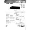 SONY CDP190 Service Manual cover photo