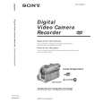 SONY DCRDVD100E Owner's Manual cover photo
