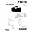 SONY CFD-C626S Service Manual cover photo