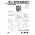 SONY HCDDR7AV Service Manual cover photo