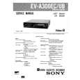 SONY EVA300EC/UB Service Manual cover photo