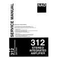 NAD 312 Service Manual cover photo
