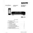 SANYO VHR190E Service Manual cover photo