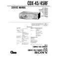 SONY CDX-45 Service Manual cover photo