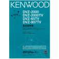 KENWOOD DVZ-2000 Owner's Manual cover photo