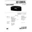 SONY ICFCD803L Service Manual cover photo
