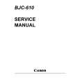 CANON BJC-610 Service Manual cover photo