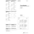 SONY XS-V1331 Owner's Manual cover photo
