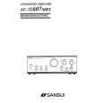 SANSUI AUX-X607 Owner's Manual cover photo