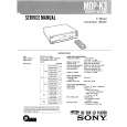 SONY MDP-K3 Service Manual cover photo