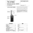 KENWOOD TK378G Service Manual cover photo