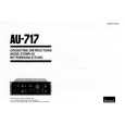 SANSUI AU-717 Owner's Manual cover photo