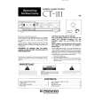 PIONEER CT-111 Owner's Manual cover photo