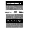 MARANTZ 1200B Service Manual cover photo