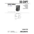 SONY SSCHP7 Service Manual cover photo