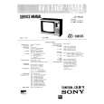 SONY KV1746R Service Manual cover photo