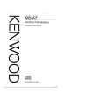 KENWOOD MSA7 Owner's Manual cover photo
