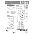 SONY BP200 Service Manual cover photo