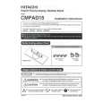 HITACHI CMPAD15 Owner's Manual cover photo