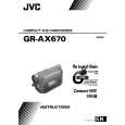 JVC GR-AX670EG Owner's Manual cover photo