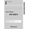 PIONEER AVDW6010 Service Manual cover photo