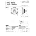 KENWOOD KFC137E Service Manual cover photo