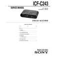 SONY ICF-C243 Service Manual cover photo