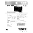 SONY HST750W Service Manual cover photo