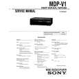 SONY MDP-V1 Service Manual cover photo
