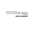 LUXMAN M4000 Service Manual cover photo