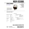 SONY MDR-DS3000 Service Manual cover photo