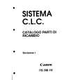 CANON CLC1 Parts Catalog cover photo