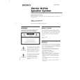 SONY SRS-PC71 Owner's Manual cover photo