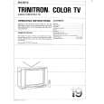 SONY KV-1981R Owner's Manual cover photo