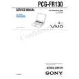 SONY PCGFR130 Service Manual cover photo