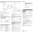 SONY PHDA55 Owner's Manual cover photo